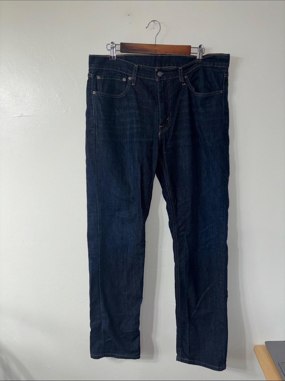 Levi Stauss Levi’s Men’s 541 Jeans Dark Blue Straight Leg Size 34x34